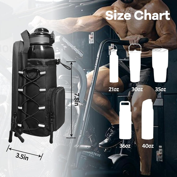 Magnetic Black Gym Bag