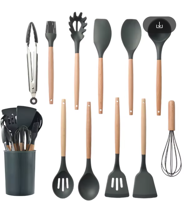 Eco-Friendly Silicone Kitchen Tool Set