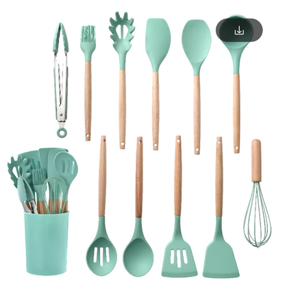 Eco-Friendly Silicone Kitchen Tool Set