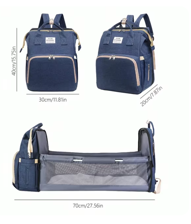 Transformable Diaper Bag Backpack