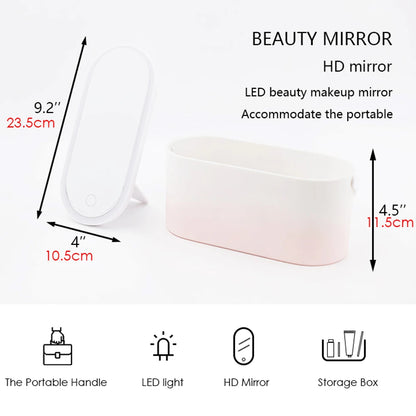 GlowPro Vanity Mirror Organizer