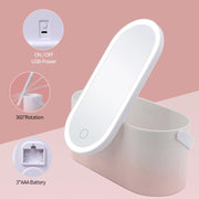 GlowPro Vanity Mirror Organizer