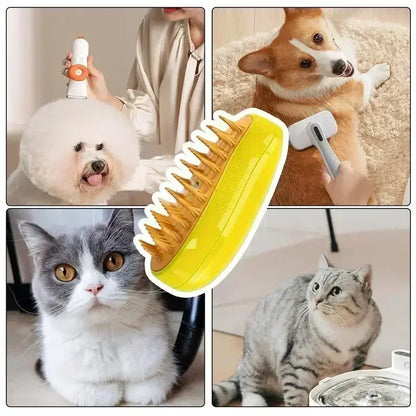 Pet Steam Grooming & Massage Brush