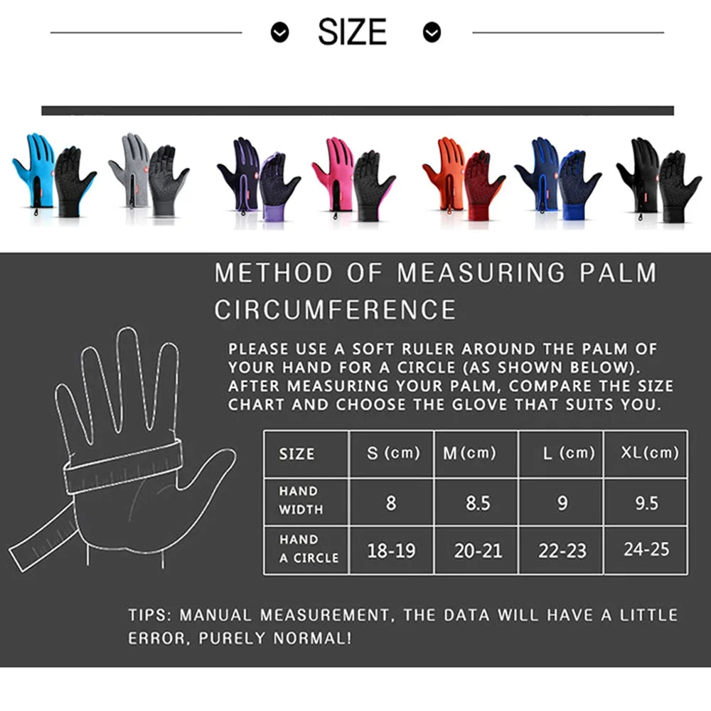 All-Weather Touchscreen Cycling Gloves