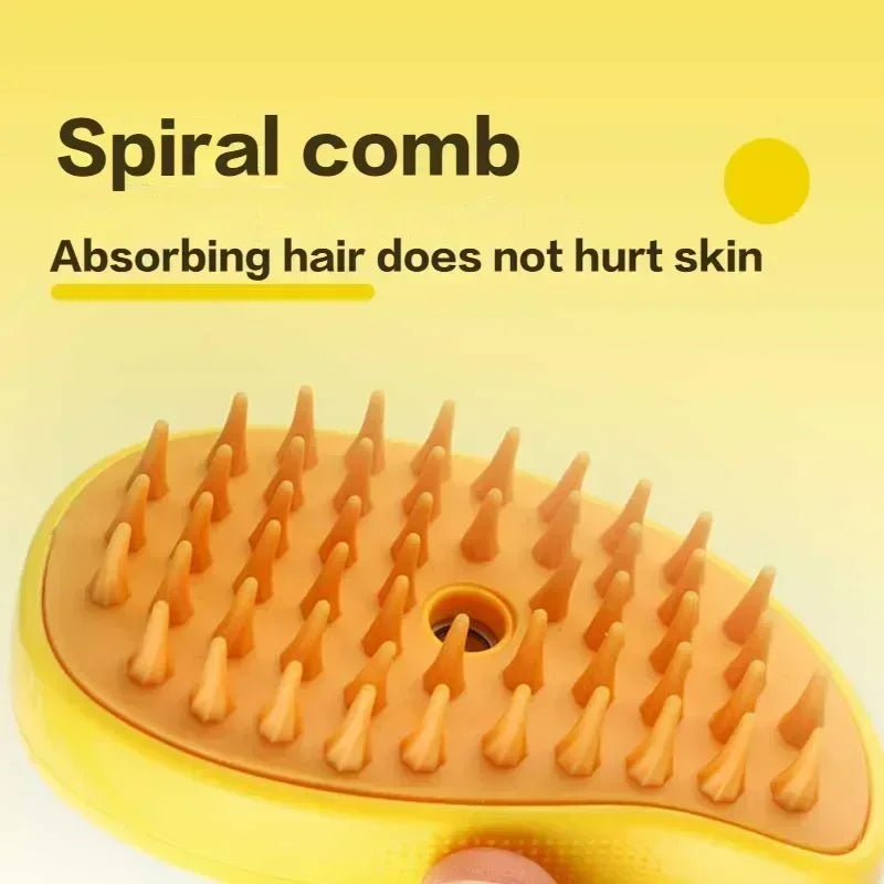 Pet Steam Grooming & Massage Brush