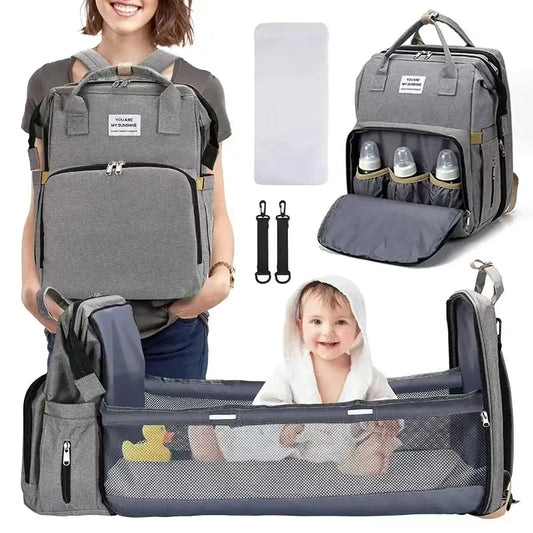 Transformable Diaper Bag Backpack