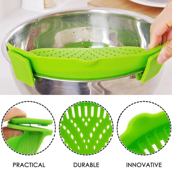 Easy Clip Silicone Strainer