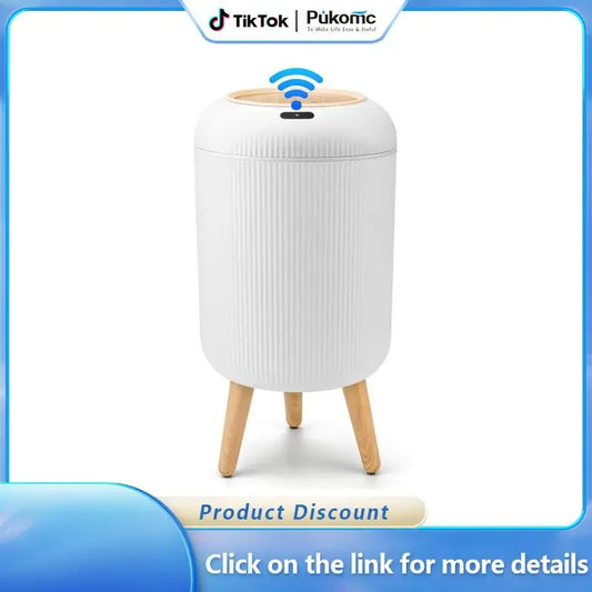 Pukomc Smart Waterproof Trash Bin