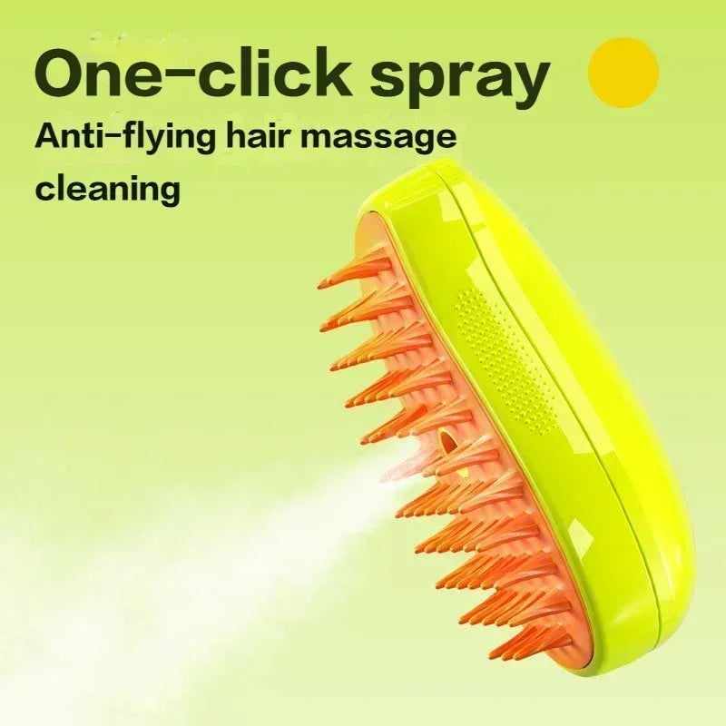 Pet Steam Grooming & Massage Brush