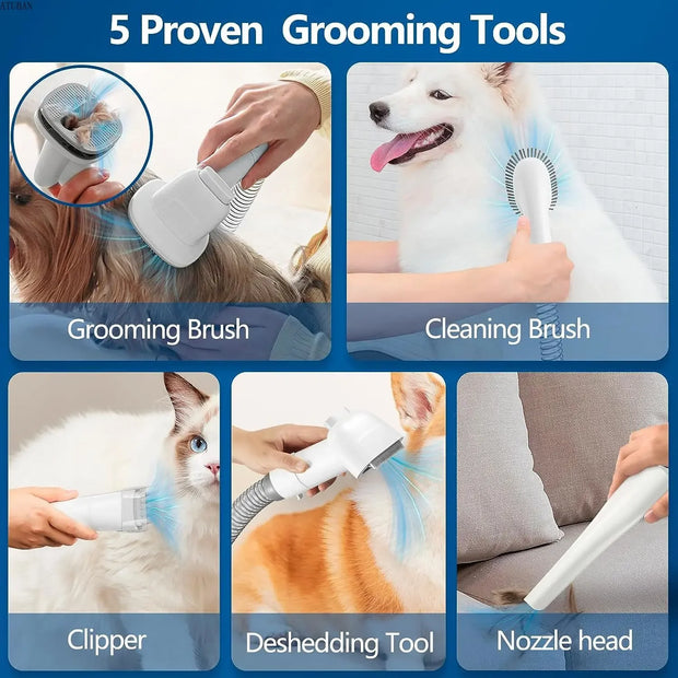 Pet Grooming Vacuum Kit