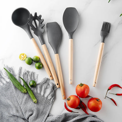 Eco-Friendly Silicone Kitchen Tool Set