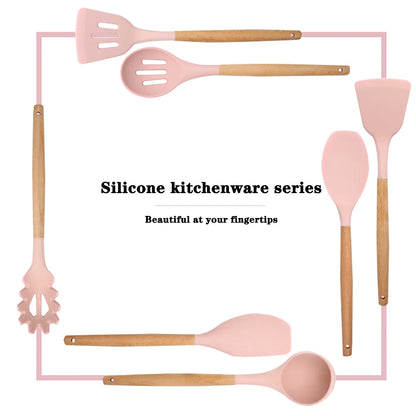 Eco-Friendly Silicone Kitchen Tool Set