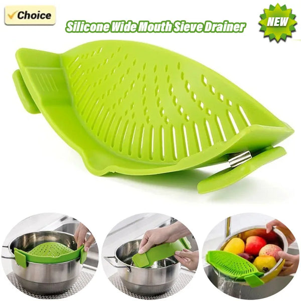 Easy Clip Silicone Strainer