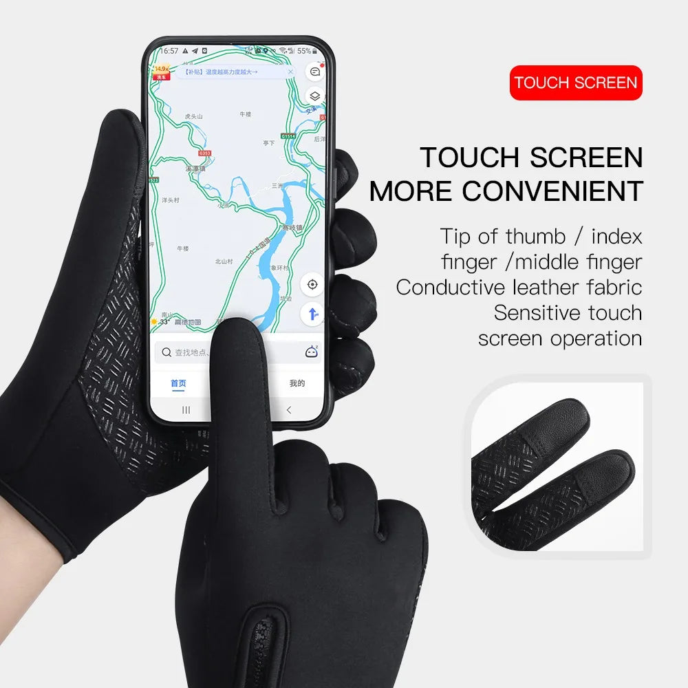 All-Weather Touchscreen Cycling Gloves